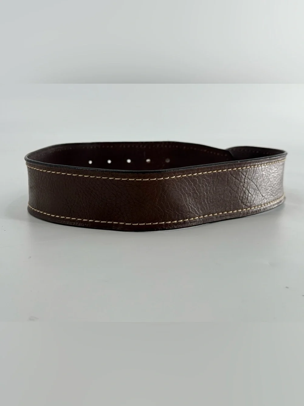 Candie’s Y2K Vintage Wide Brown Leather Belt M